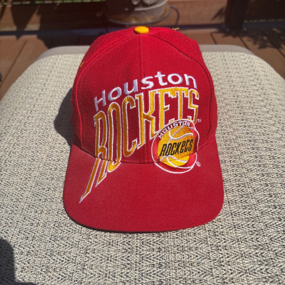 The Game Houston Rockets Hat Unisex OSFM Red Good Limited Edition Snapback